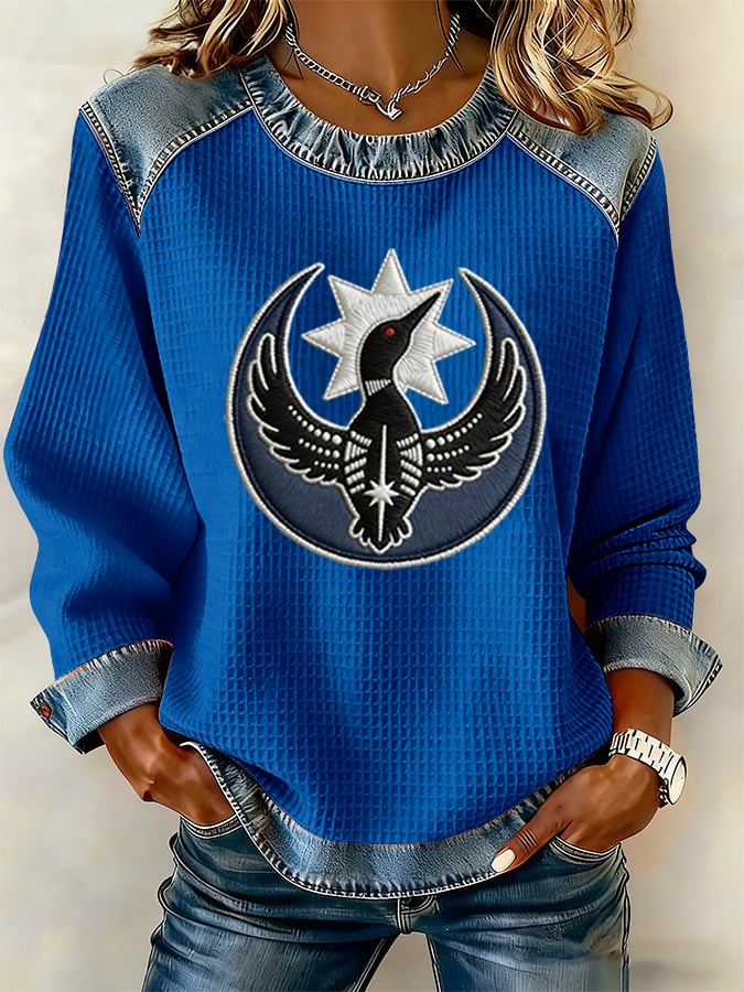 Women's FDT Print Long-Sleeved Sweatshirt