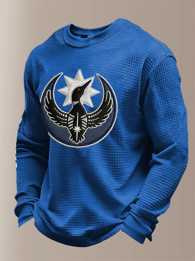 Men's FDT Printed Long-Sleeved T-shirt