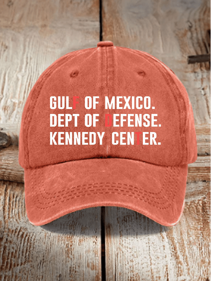 Unisex FDT Printed Washed Cotton Hat