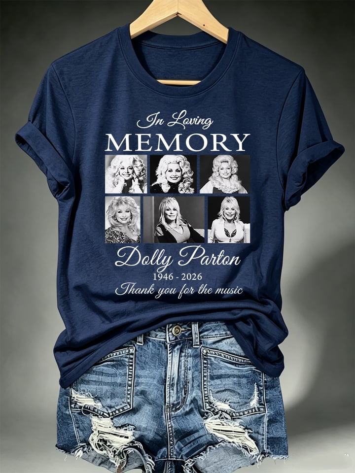 Women's Vintage Country Music Tribute Parton Tour T-Shirt