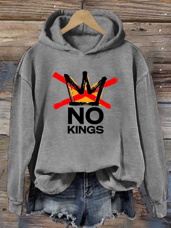 🔥Buy 3 Get 15% Off🔥Women's America has No Kings Printed Casual Hoodies