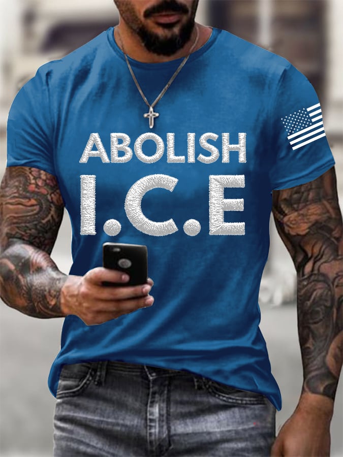 Men's NO ICE Casual Printed T-shirt