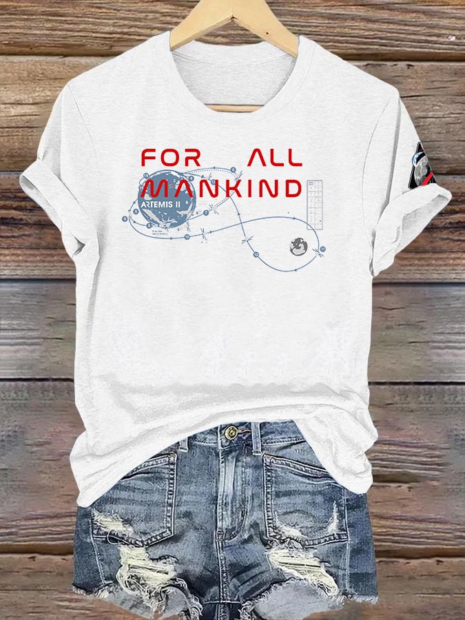 Women's FOR ALL MANKIND Print T-Shirt