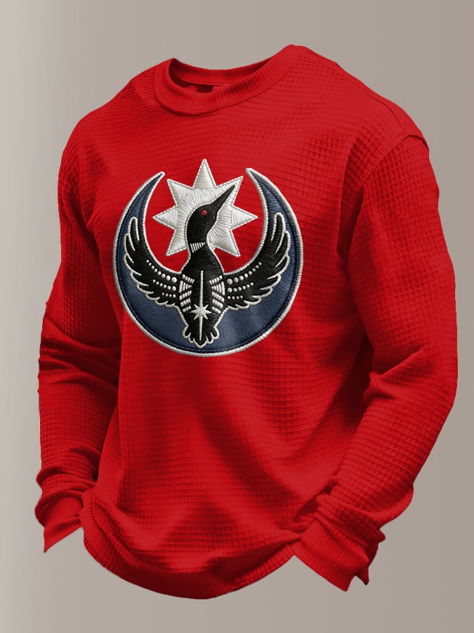 Men's FDT Printed Long-Sleeved T-shirt