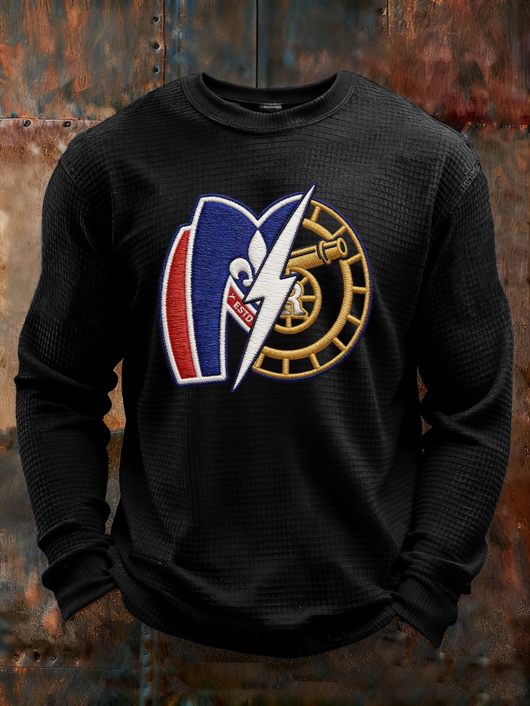 Men's Retro Hockey Fan Gift Printed Casual Top