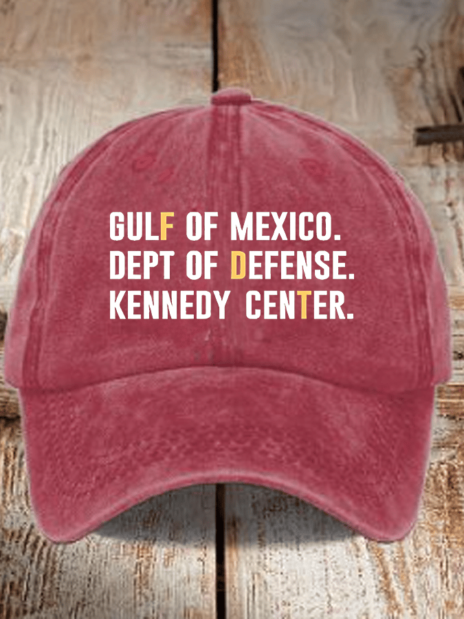 Unisex FDT Printed Washed Cotton Hat