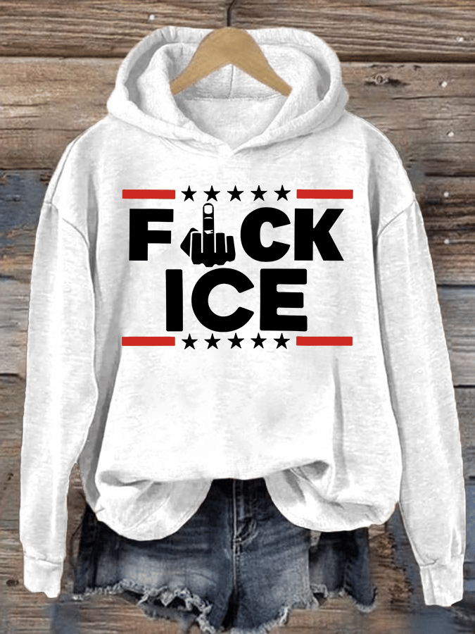 Women's ICE Print Hoodie