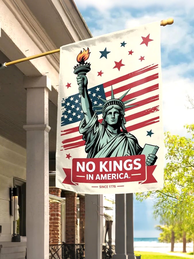 🔥Buy 3 Get 15% Off🔥No Kings Pattern Print Flag