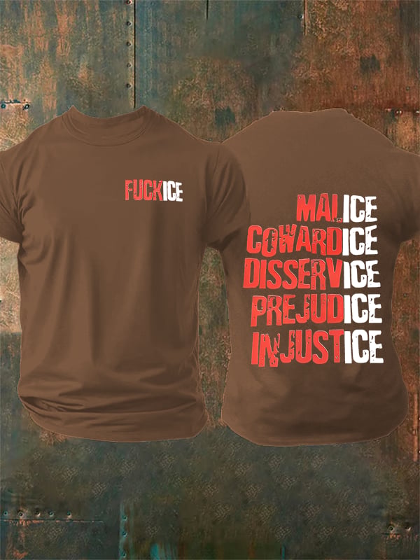 Men's Justice For Her Print T-Shirt