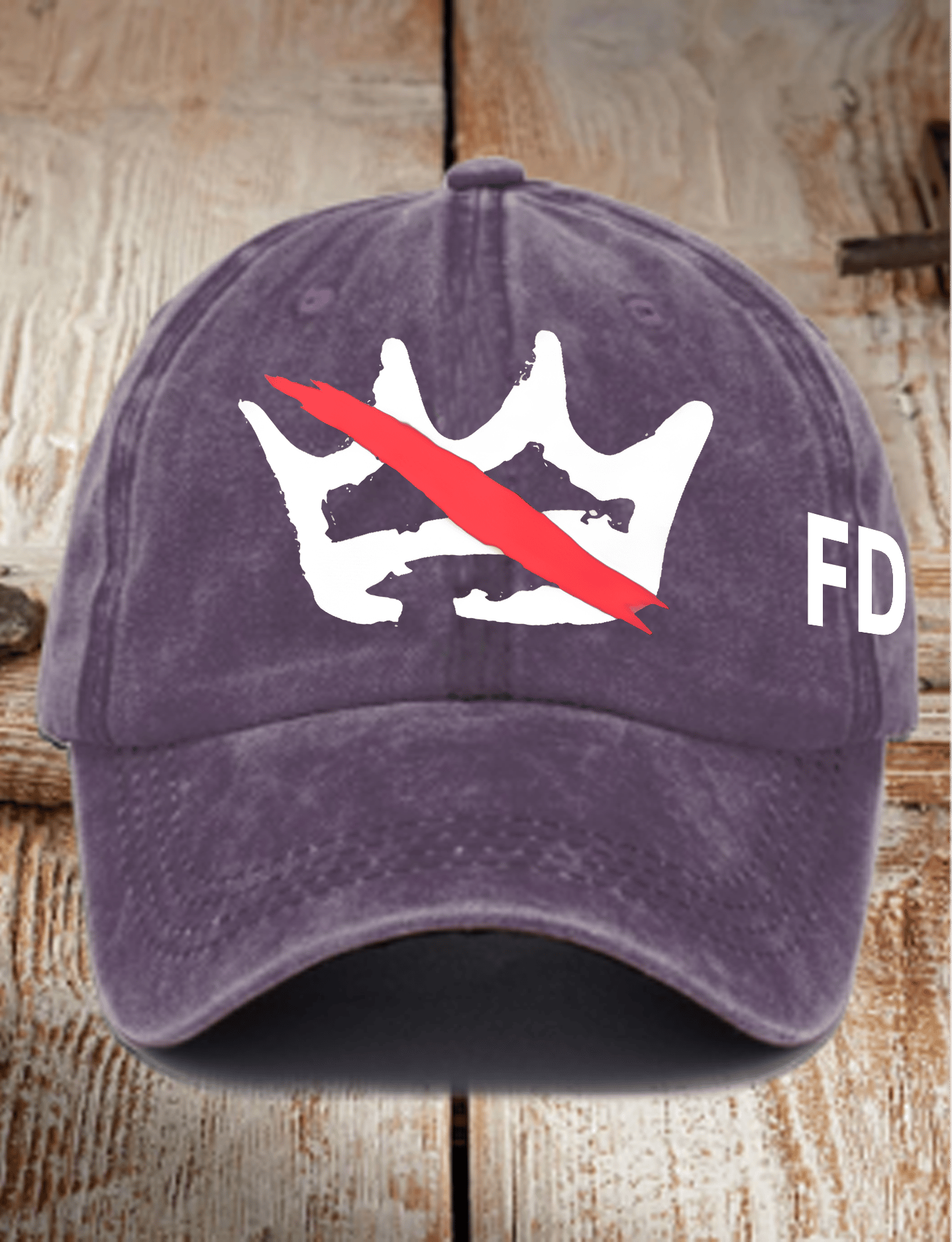Unisex No Kings In America Print Casual Hat