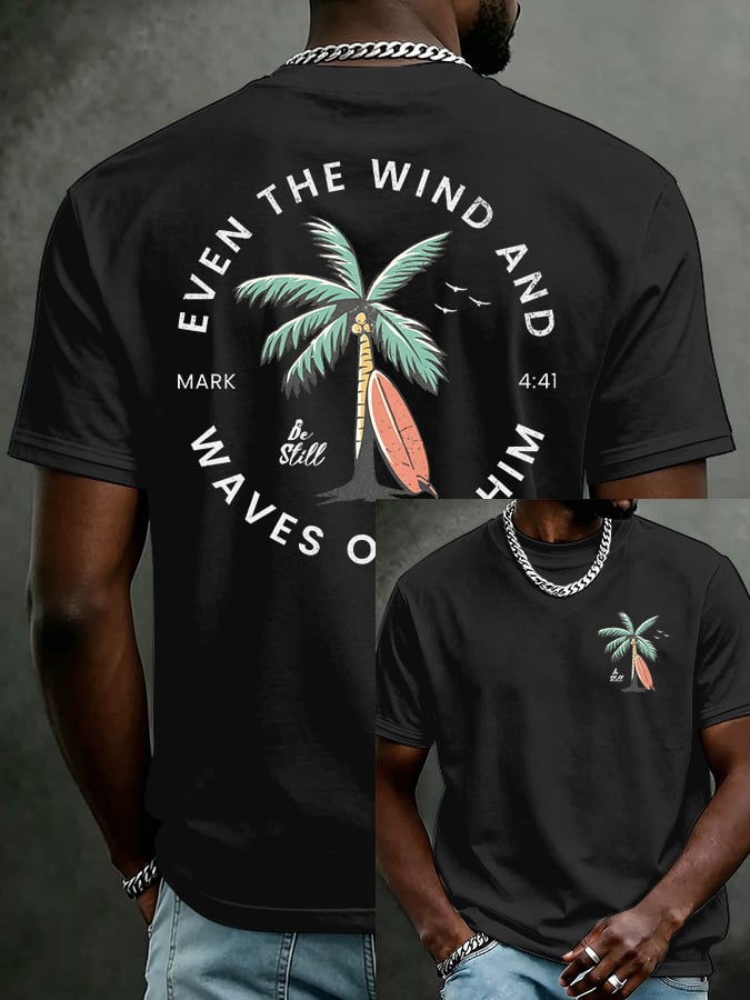 Men'S Casual Faith Short-Sleeved T-Shirt