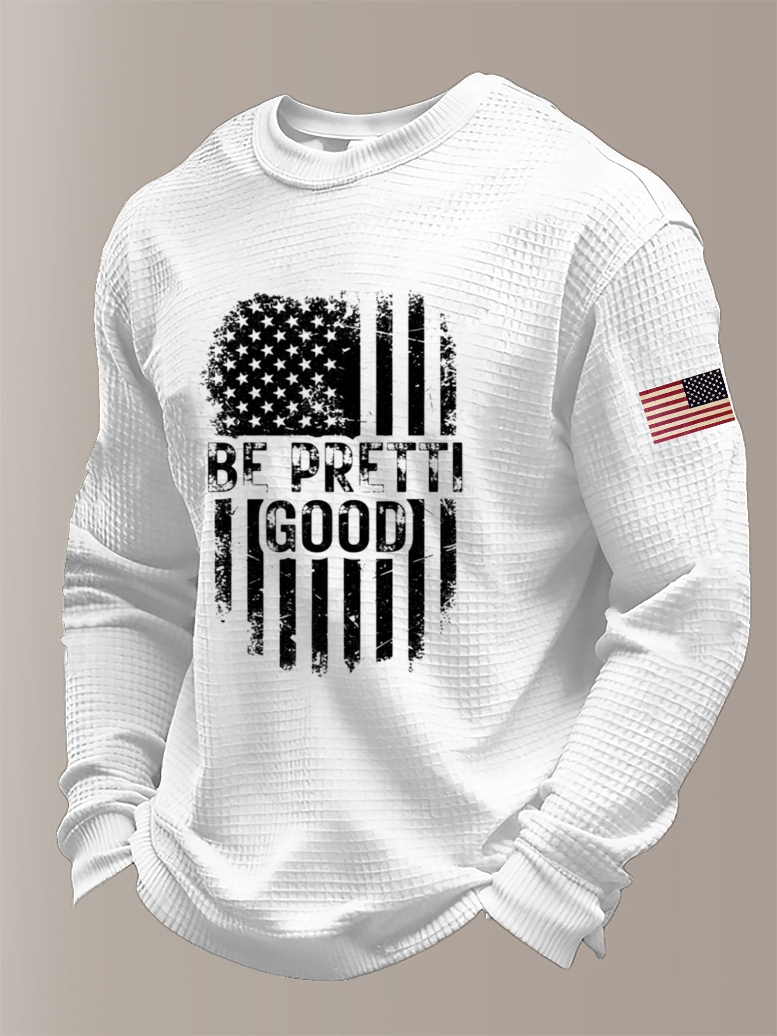 Men's FDT Printed Long-Sleeved T-shirt