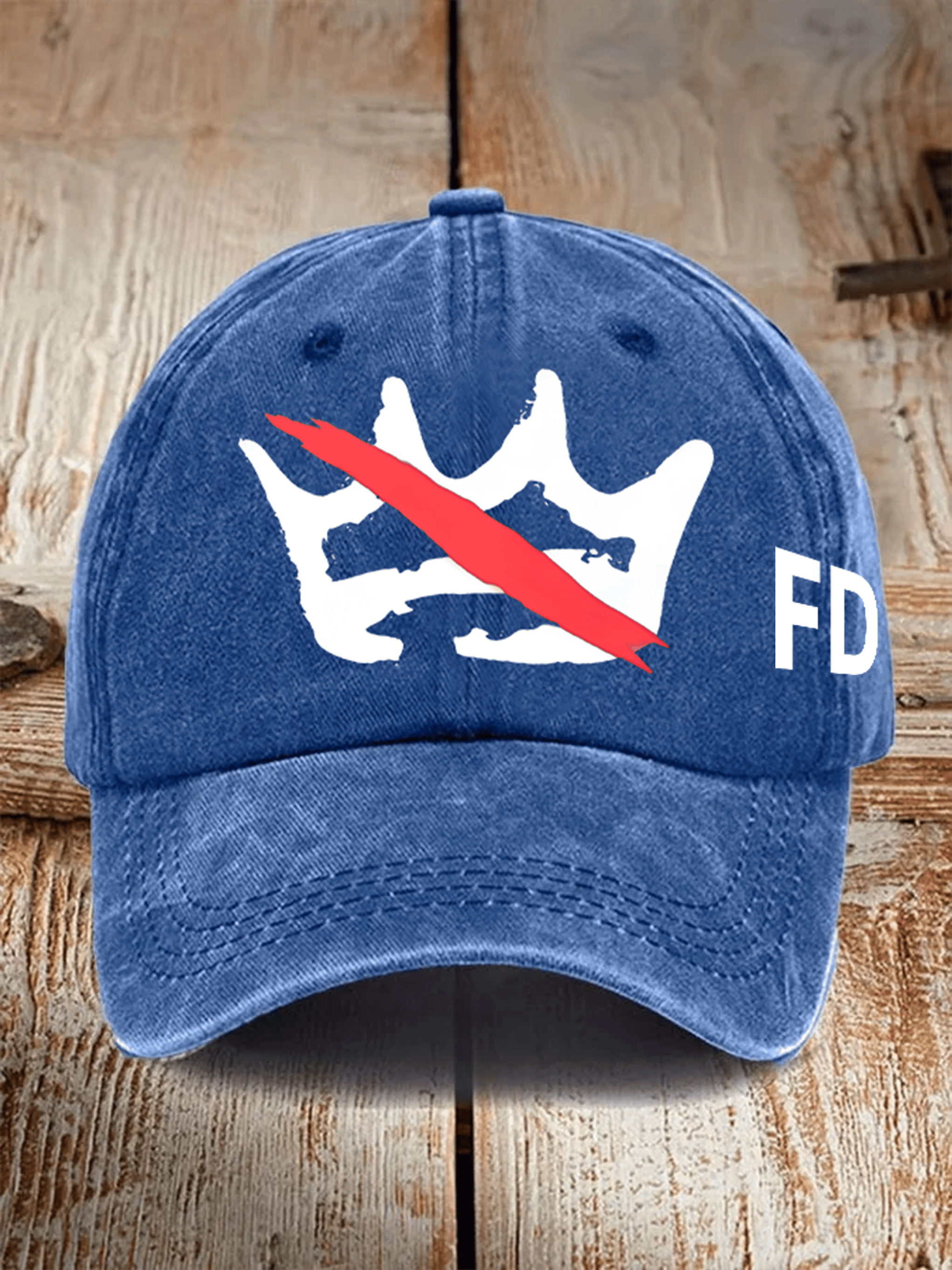 Unisex No Kings In America Print Casual Hat