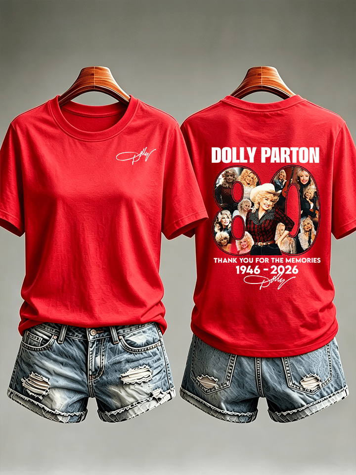 Women's Vintage Signature Graphic Memorial Print T-Shirt