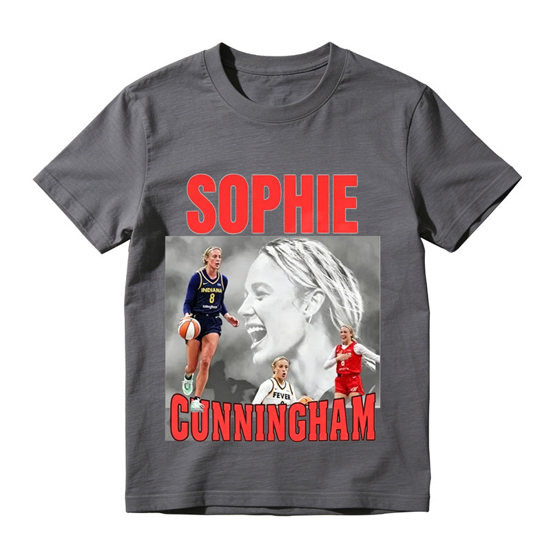 Sophie Cunningham Signature Basketball Graphic Tee, Vintage Sports Shirt