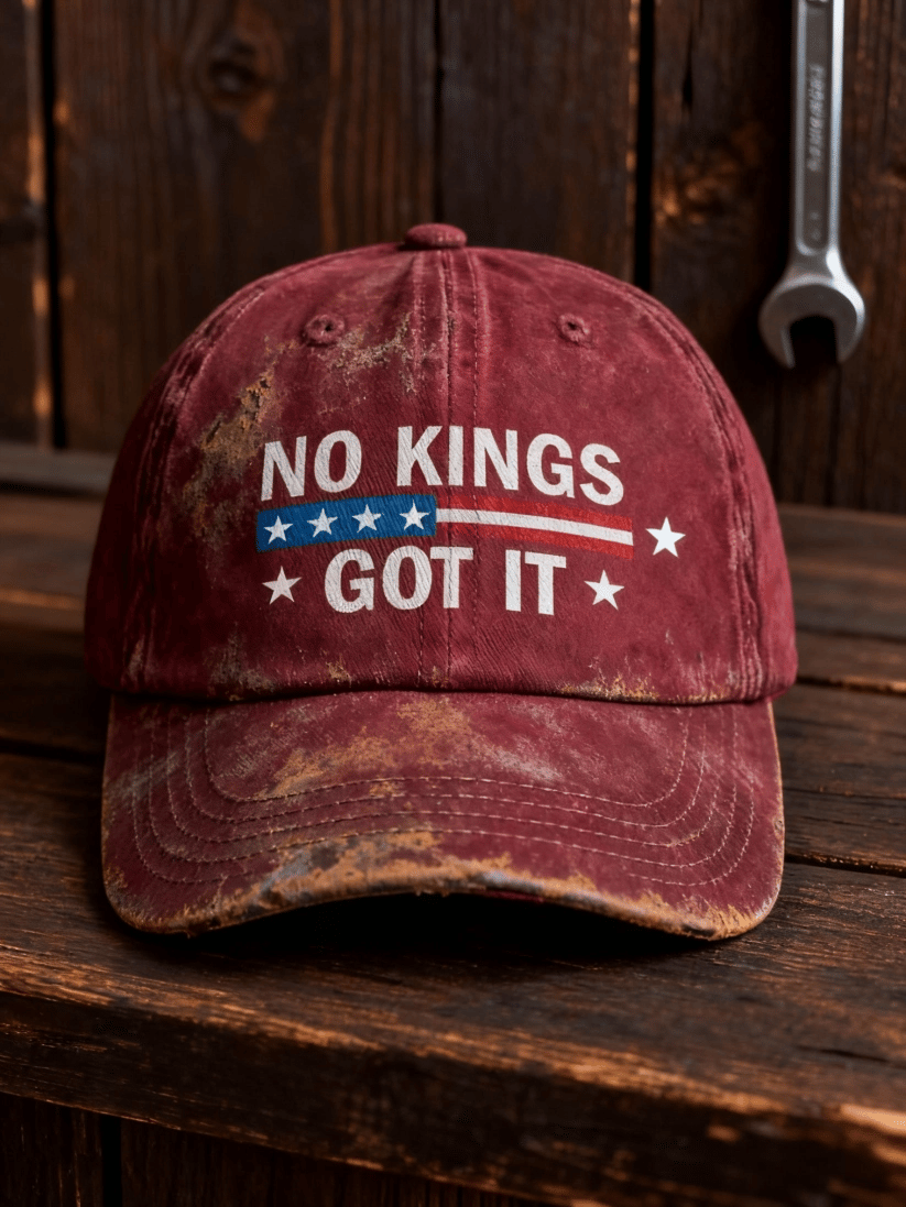 🔥Buy 3 Get 15% Off🔥Unisex No Kings Print Baseball Cap