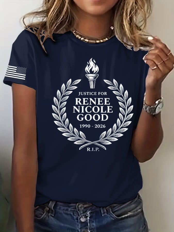 Women's trendy graphic print casual T-shirt