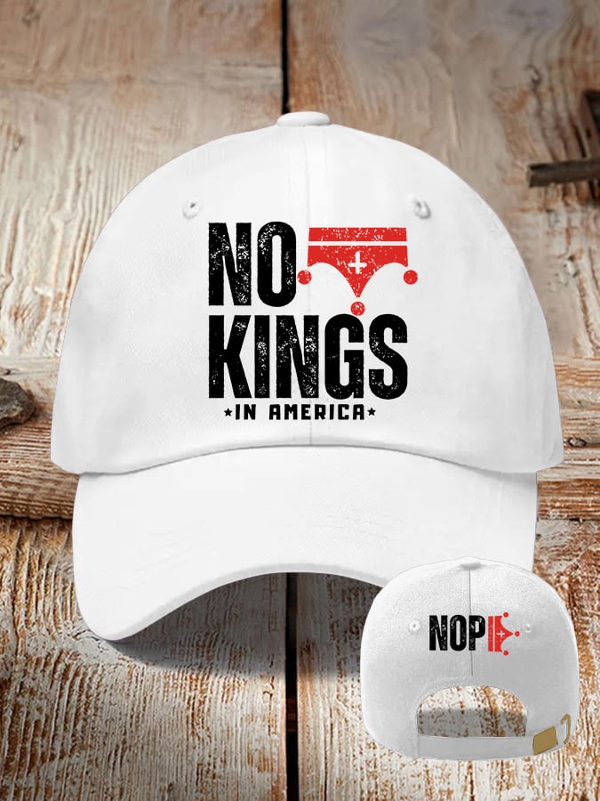 🔥Buy 3 Get 15% Off🔥Retro No Kings In America Print Baseball Cap
