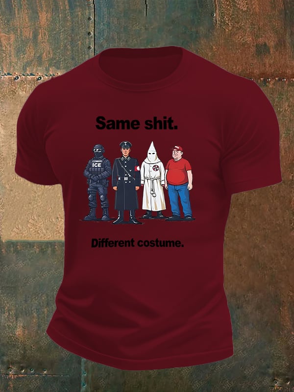 Men's Different costume Print T-Shirt