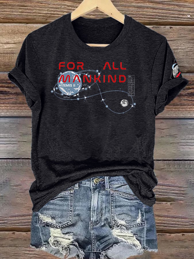 Women's FOR ALL MANKIND Print T-Shirt