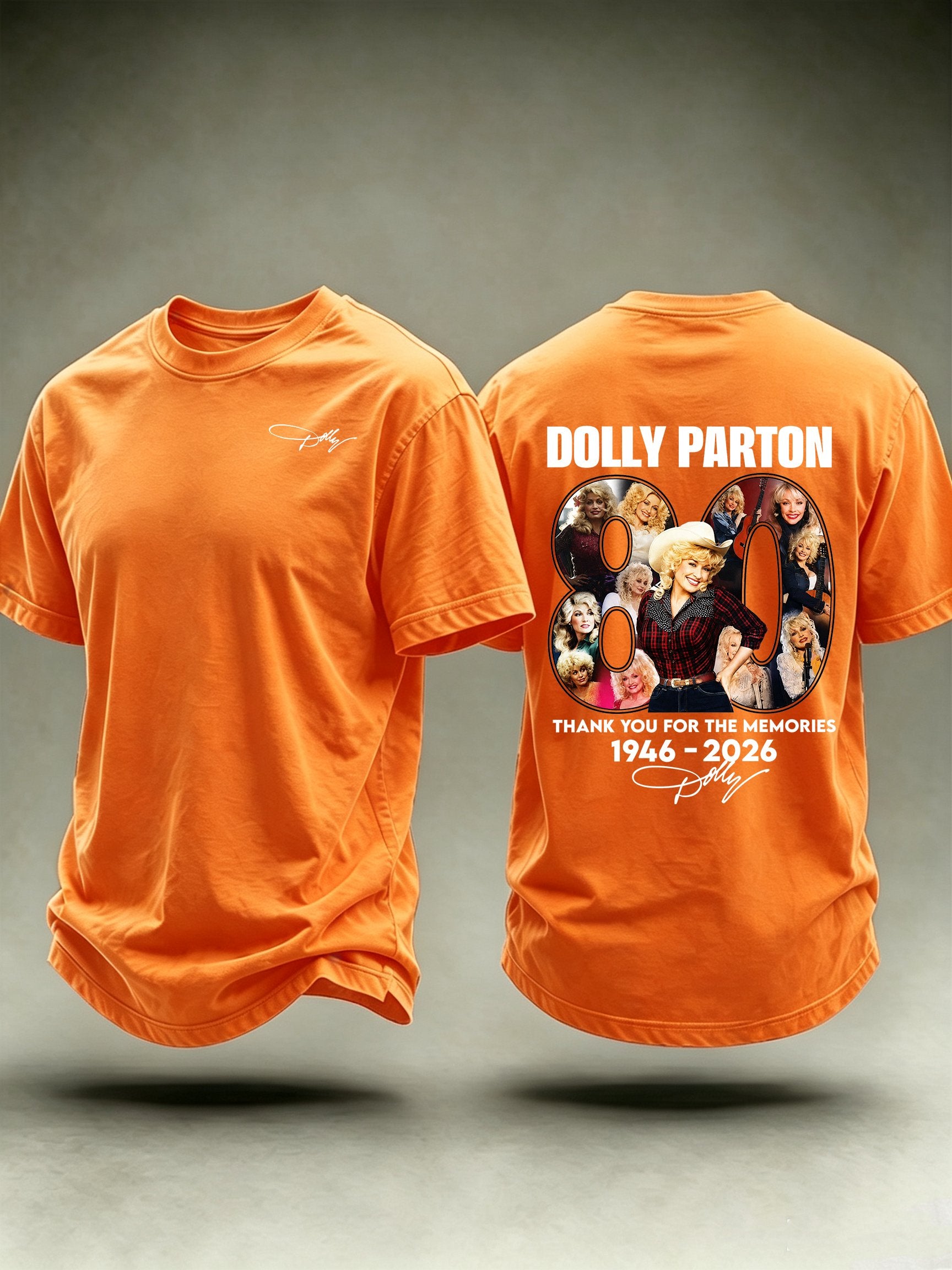 Men's Vintage Signature Graphic Memorial Print T-Shirt