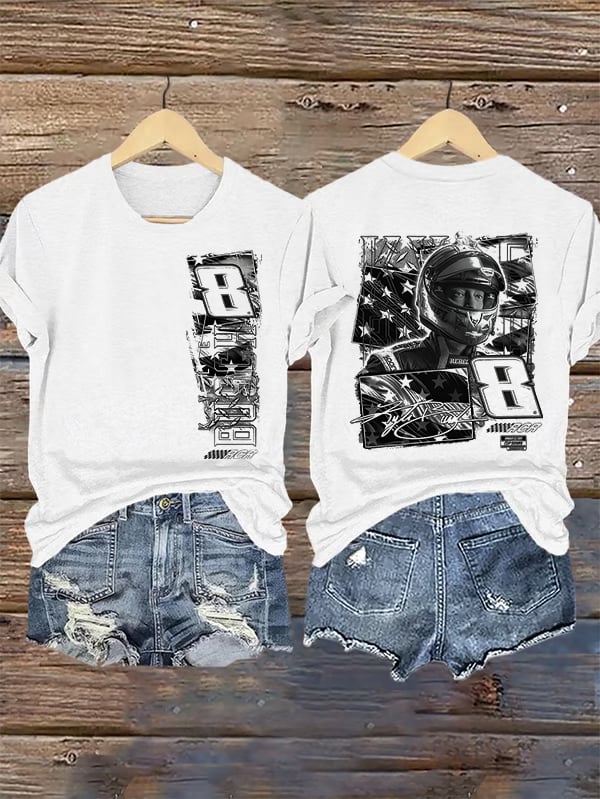 Women's Racing Print T-Shirt