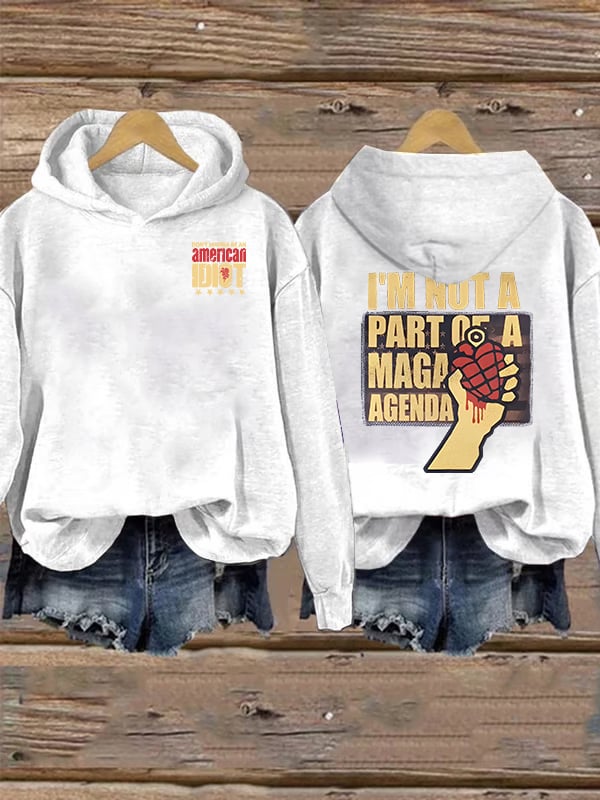 Women's american idiot Print Hoodie