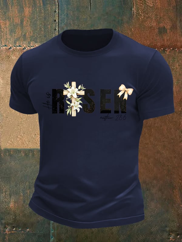 Men's He is Risen Print T-Shirt