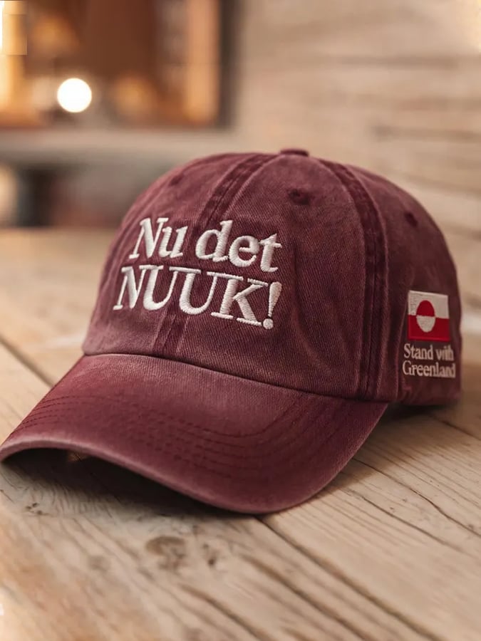 Greenland Is Not For Sale Print Baseball Cap