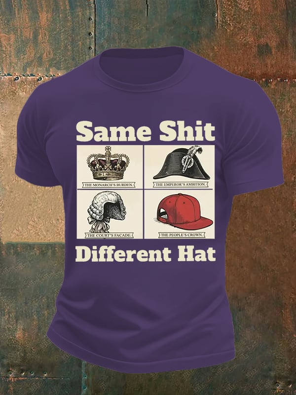 Men's Same Shit Different Hat FDT Print T-Shirt