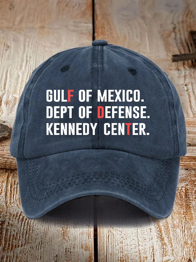 Unisex FDT Printed Washed Cotton Hat