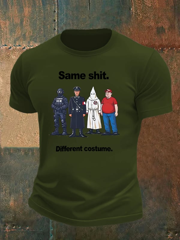 Men's Different costume Print T-Shirt