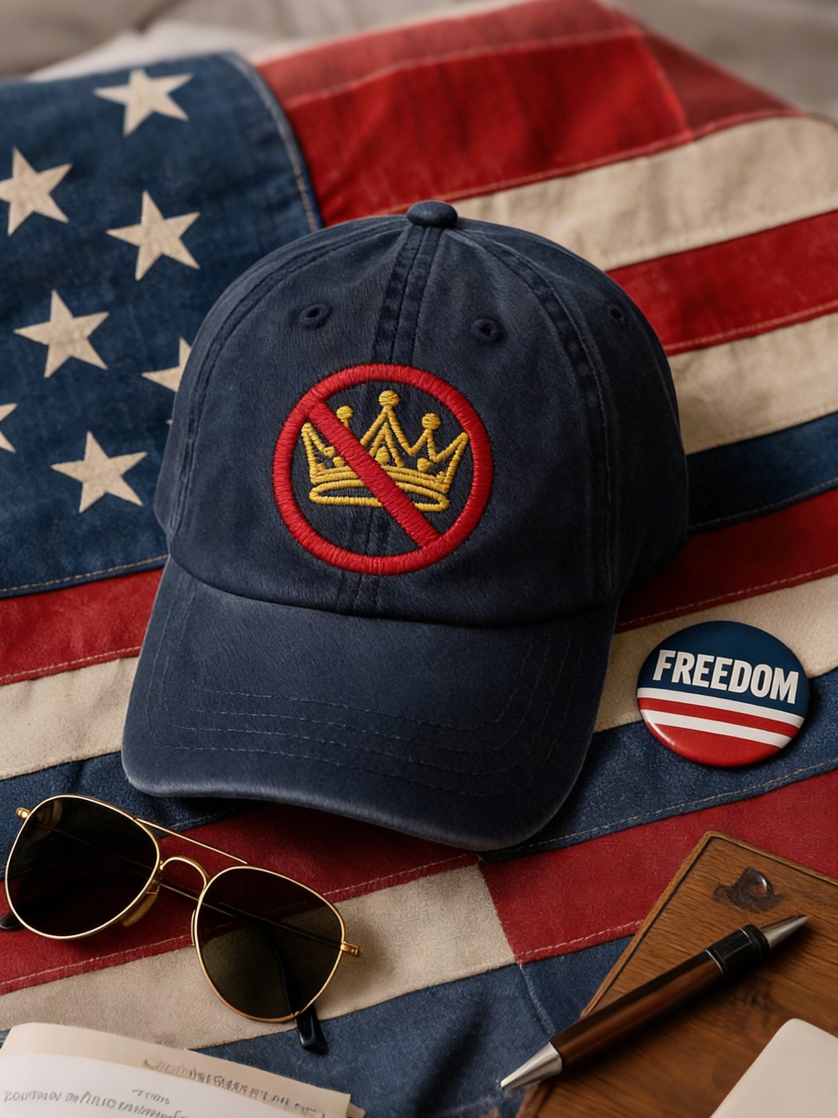 🔥Buy 3 Get 15% Off🔥Retro No Kings Print Baseball Cap