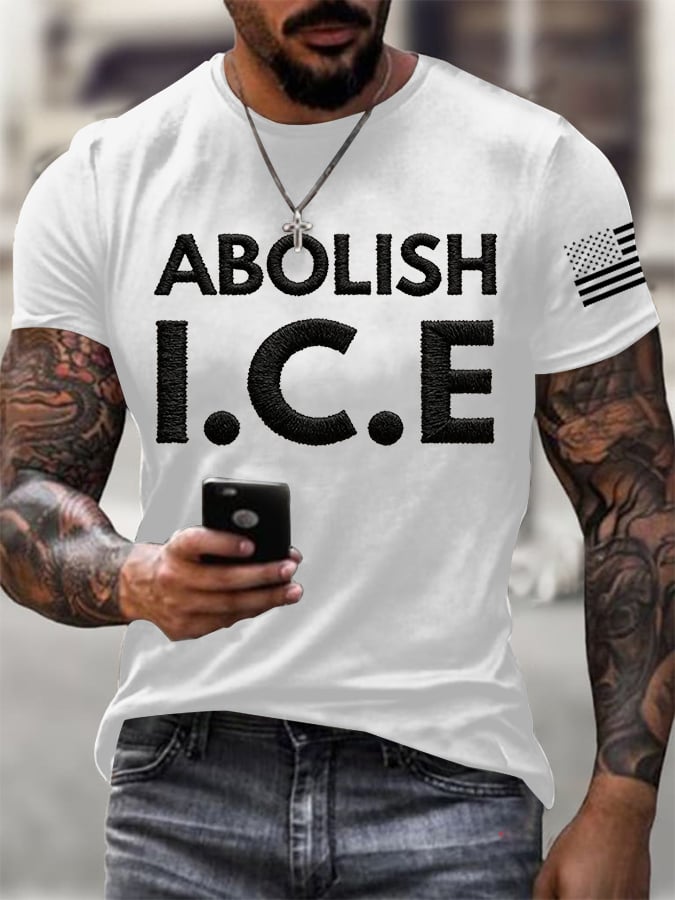 Men's NO ICE Casual Printed T-shirt