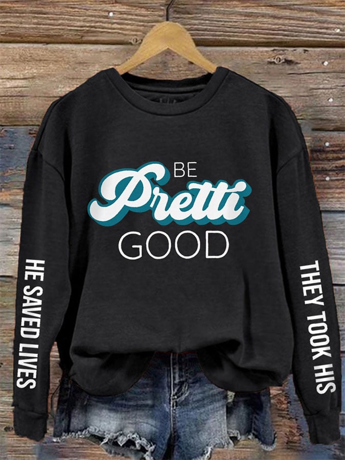Women's Casual Printed Long-Sleeve Sweatshirt