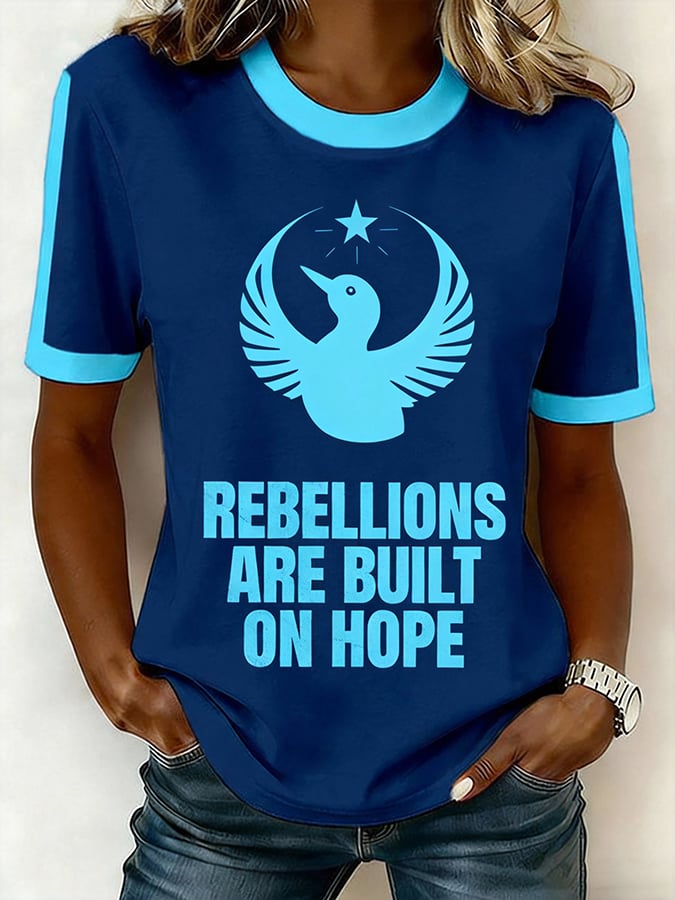 Women'S Resistance Is Based On Hope - Printed T-Shirt