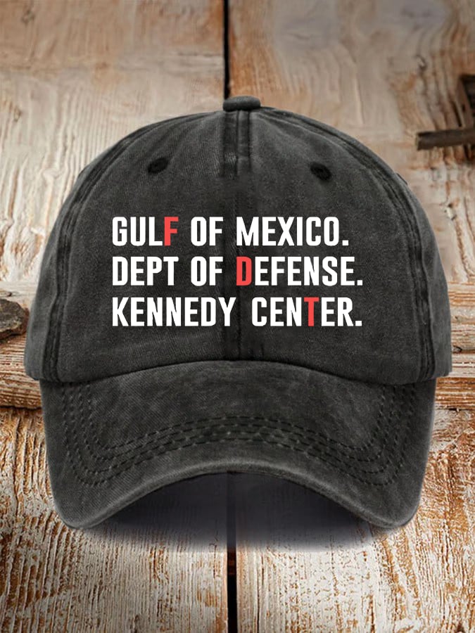 Unisex FDT Printed Washed Cotton Hat