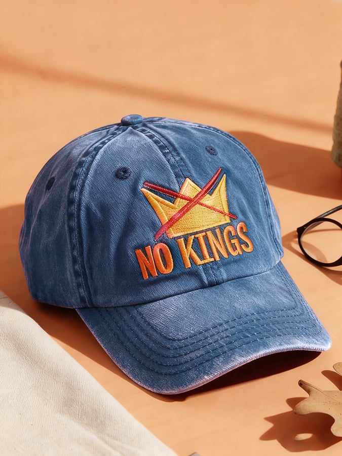 🔥Buy 3 Get 15% Off🔥NO KINGS Crown Print vintage Baseball Cap