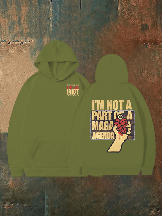 Unisex american idiot Print Hoodie