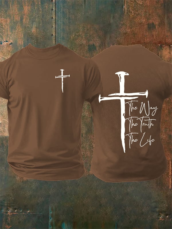 Men's The Way The Truth The Life Print T-Shirt
