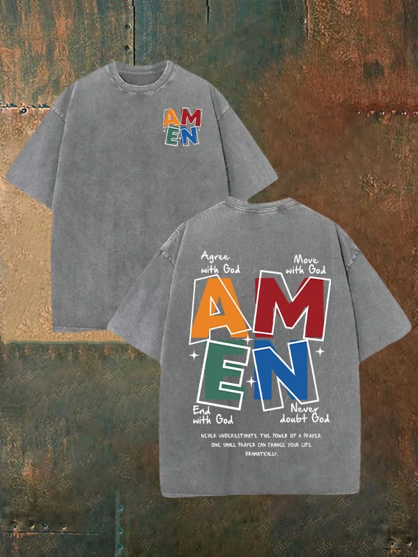 Unisex AMEN Washable T-shirt