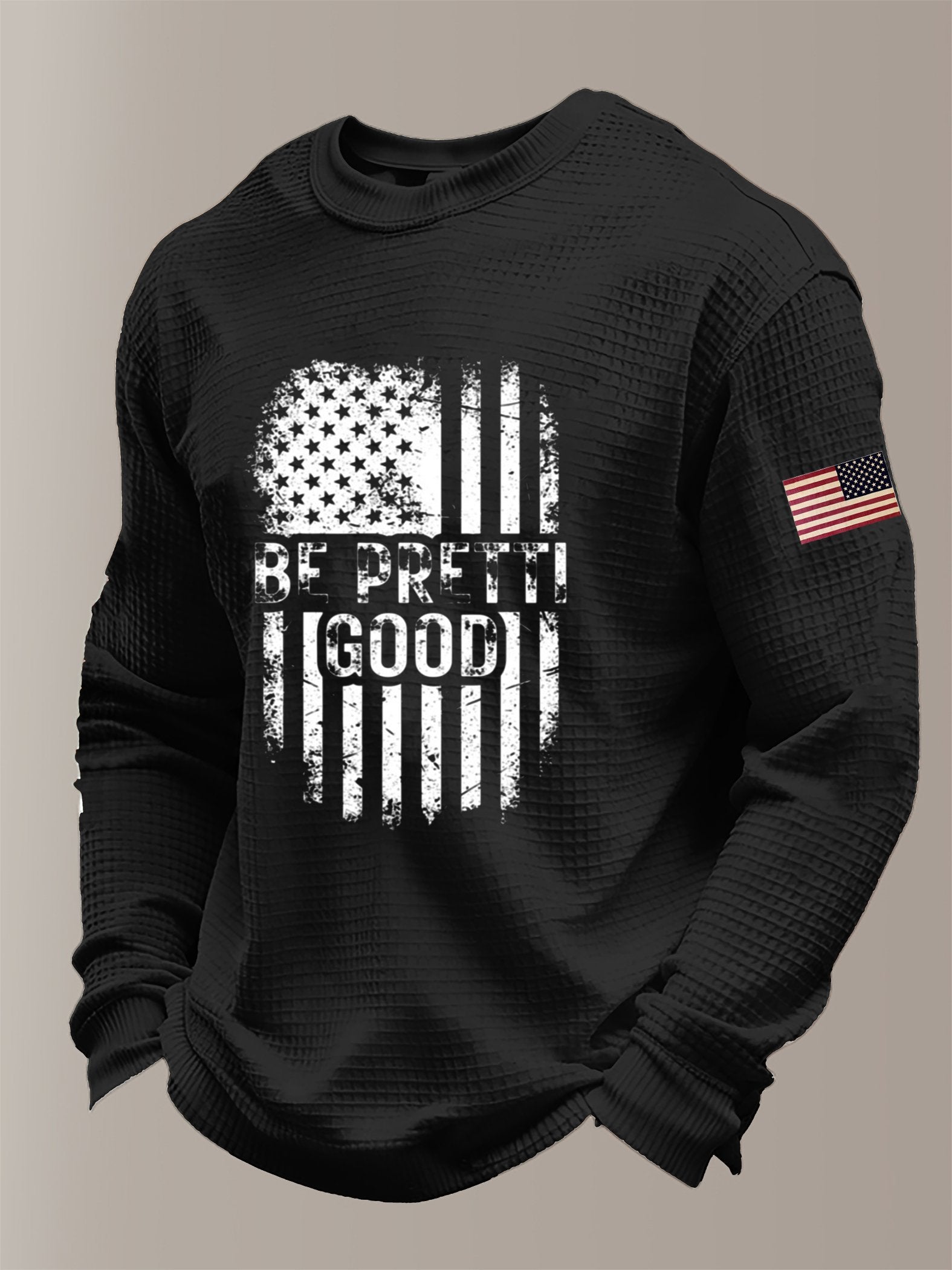 Men's FDT Printed Long-Sleeved T-shirt