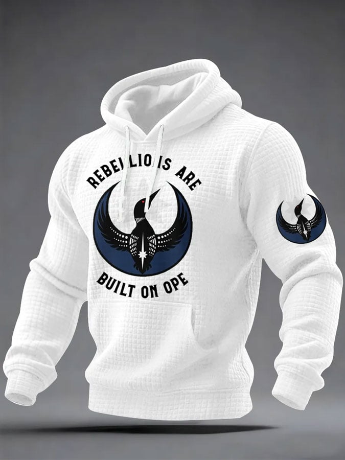 Men's Resist Print Hooded Sweatshirt