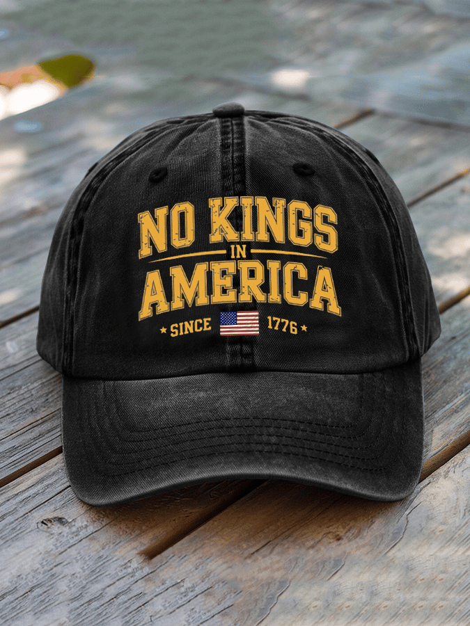 🔥Buy 3 Get 15% Off🔥No King In America Since 1776 Printed Hat