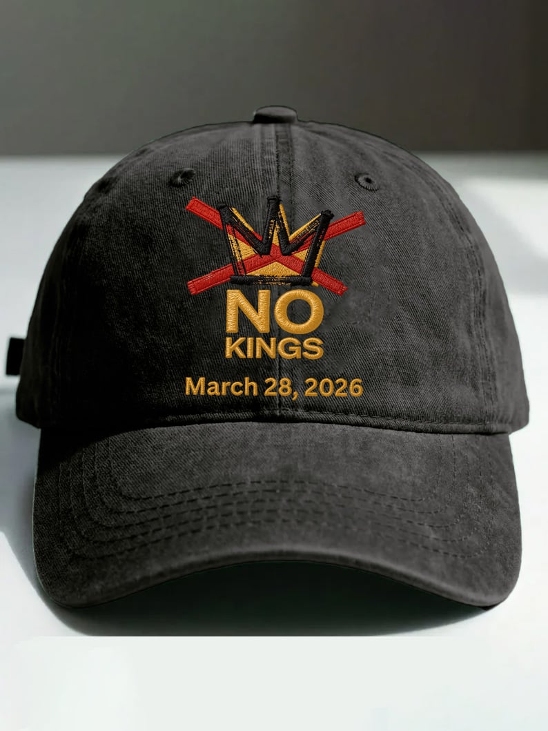 🔥Buy 3 Get 15% Off🔥Retro No Kings Day March 28 2026 Print Baseball Cap