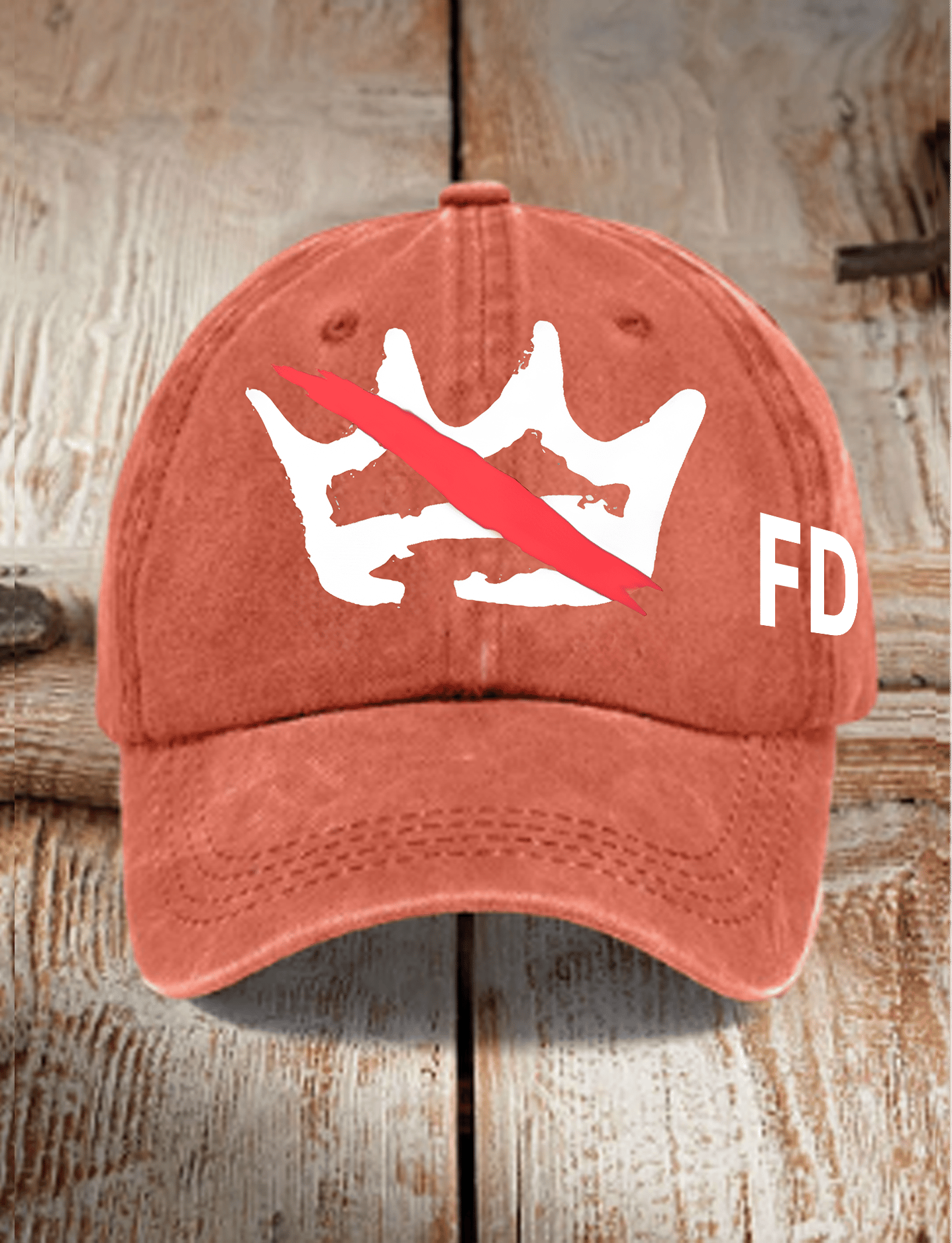 Unisex No Kings In America Print Casual Hat