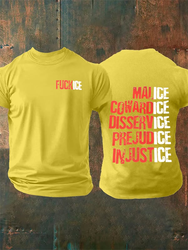 Men's Justice For Her Print T-Shirt