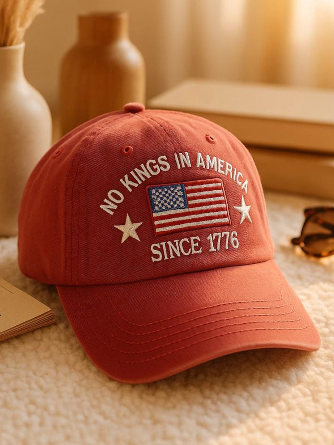 🔥Buy 3 Get 15% Off🔥Retro No Kings Print Baseball Cap