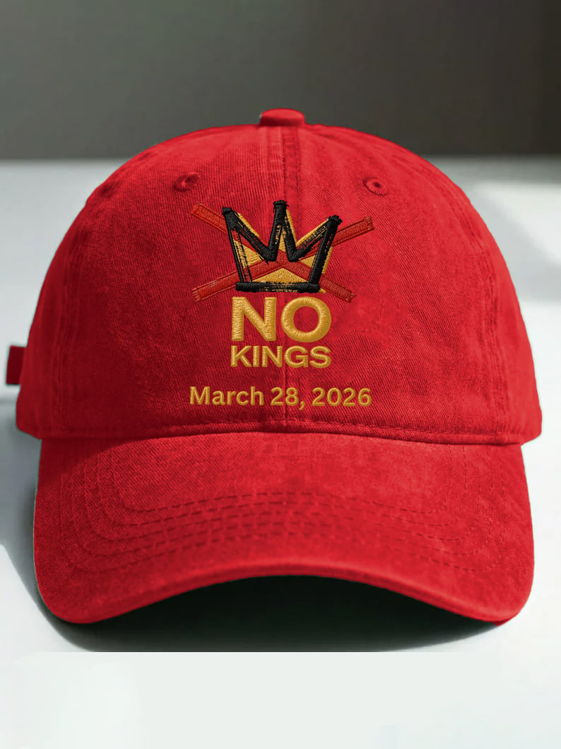 🔥Buy 3 Get 15% Off🔥Retro No Kings Day March 28 2026 Print Baseball Cap