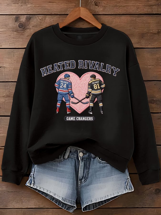 Women's Hockey Romance Sweatshirt